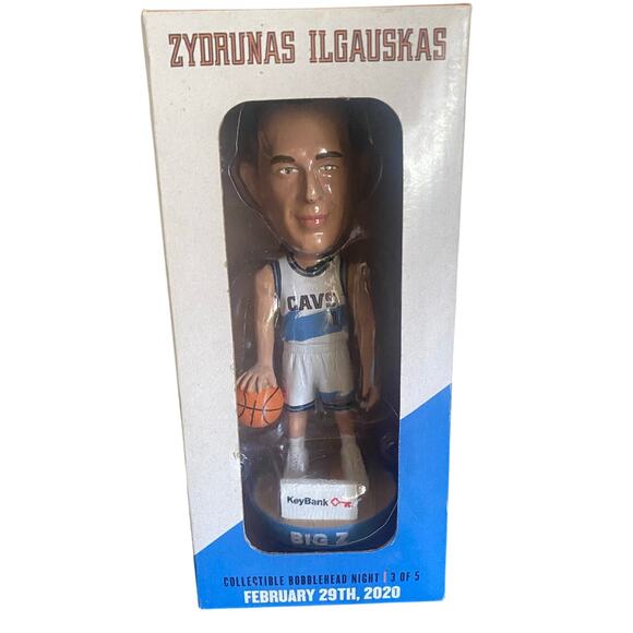 Zydrunas Ilgauskas Cleveland Cavaliers Bobblehead Collectible NBA Cavs 2020 - Picture 12 of 12